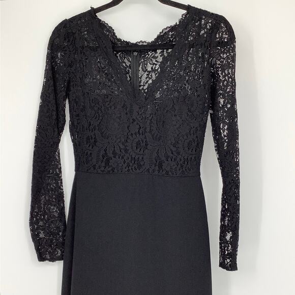 NEW! Dessy Collection Size 2 Marquis Lace Bodice Gown Dress $278 msrp II20-6 - Picture 6 of 10
